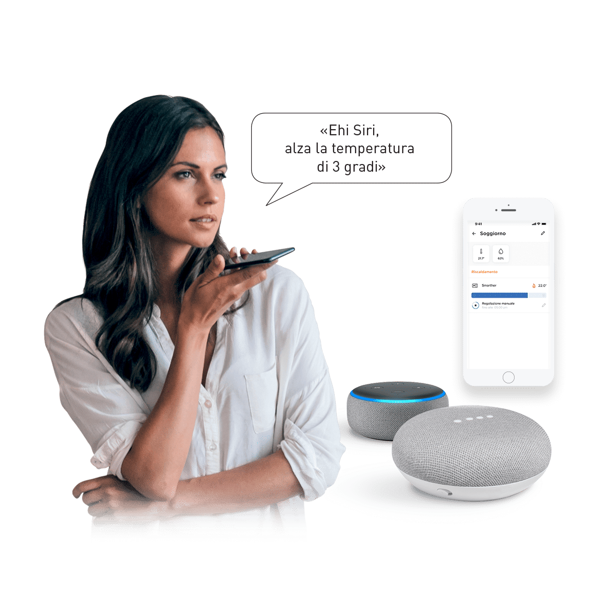 Termostato con WiFi integrato  Smarther2 - Il termostato connesso