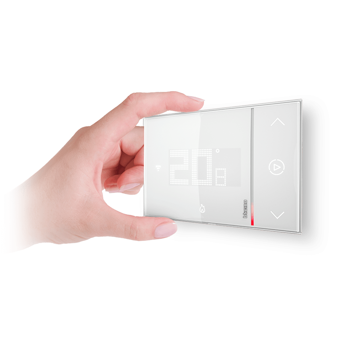 Bticino Termostato WiFi intelligente Smarther2 with Netatmo SXW8002,  Incasso, Bianco